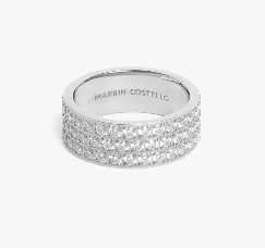 Marrin Costello Jewelry: Biggie Band Pave Ring