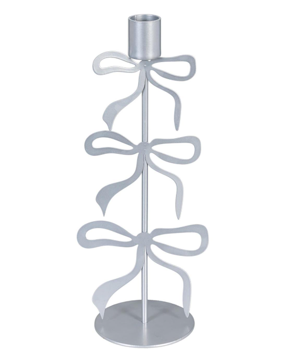 Coquette Bows Taper Candle Holder