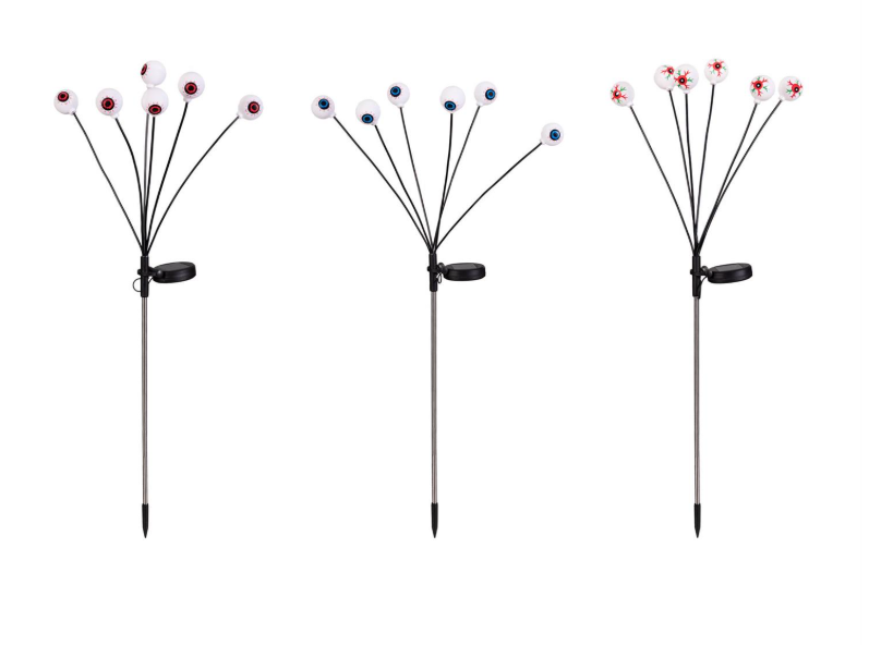 Halloween Eyeballs Solar Garden Stake