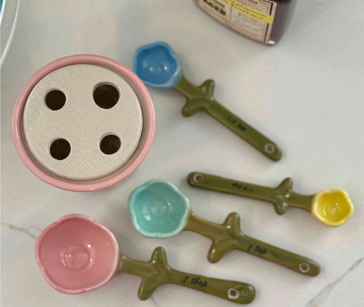 Flower Measuring Spoons - Set of 5