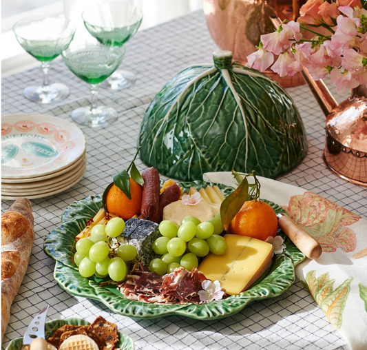 Cabbage Cheese Tray by Bordallo Pinheiro