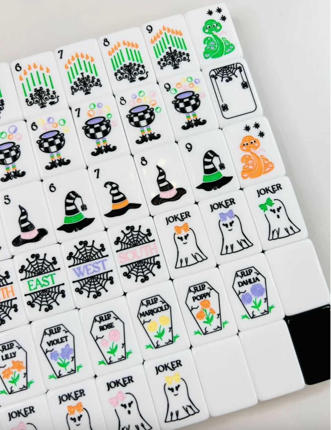Hocus Pocus Oh My Mahjong Mat & Tile Set