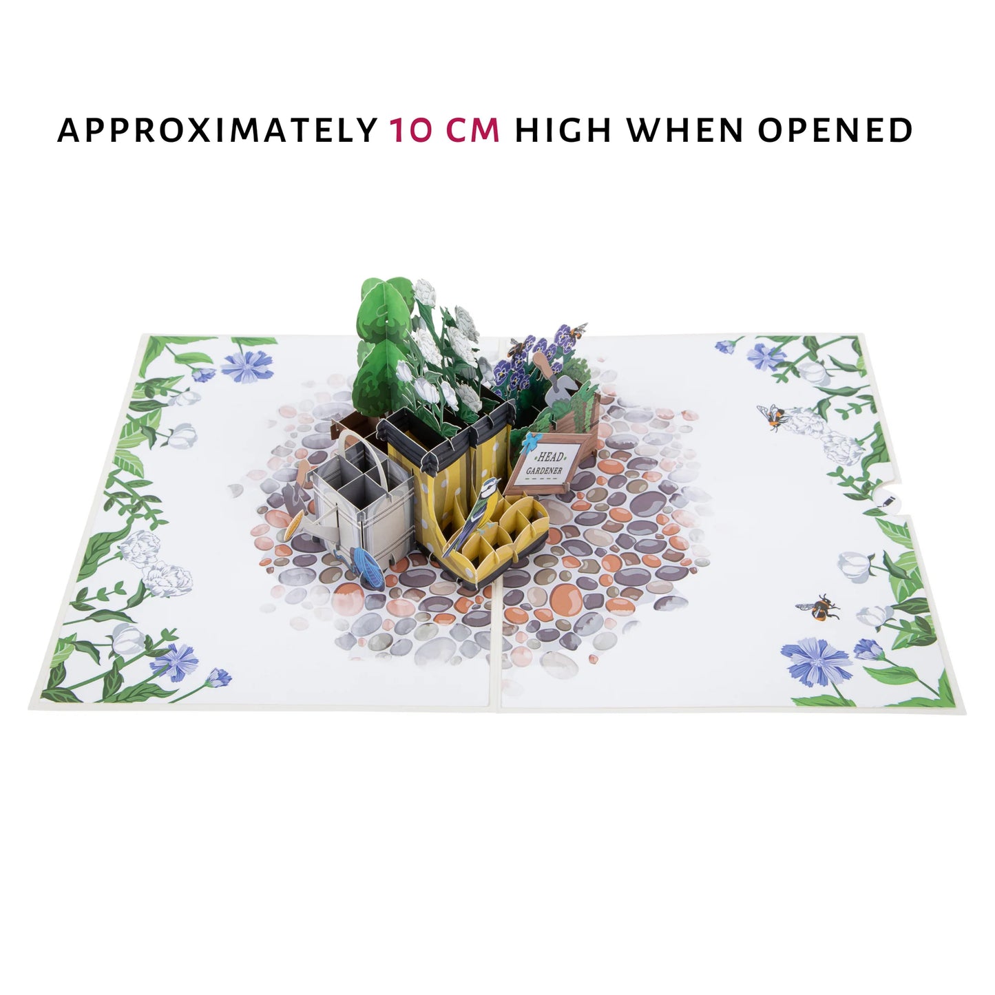 Spring Wellies Pop Up Card