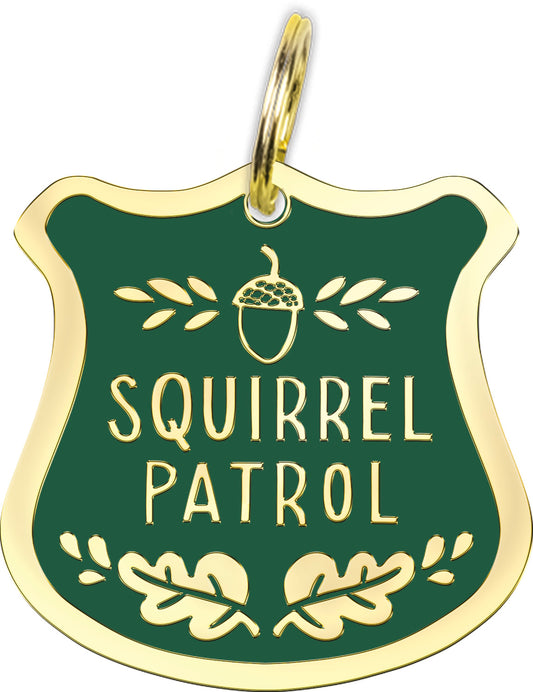 Collar Charm- Squirrel Patrol