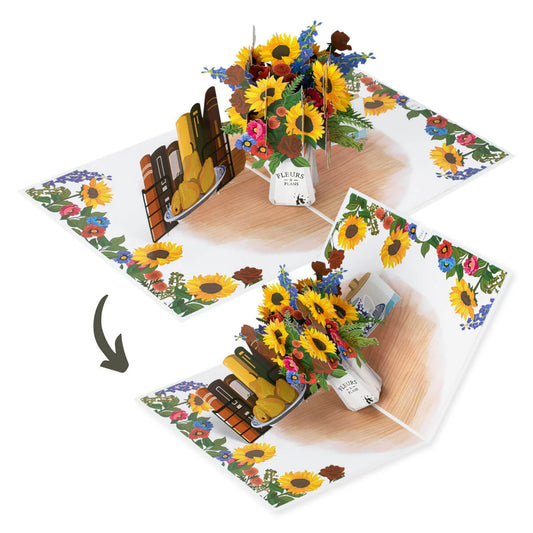 Sunflowers Pop Up Card