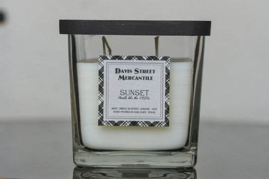 Sunset Candle