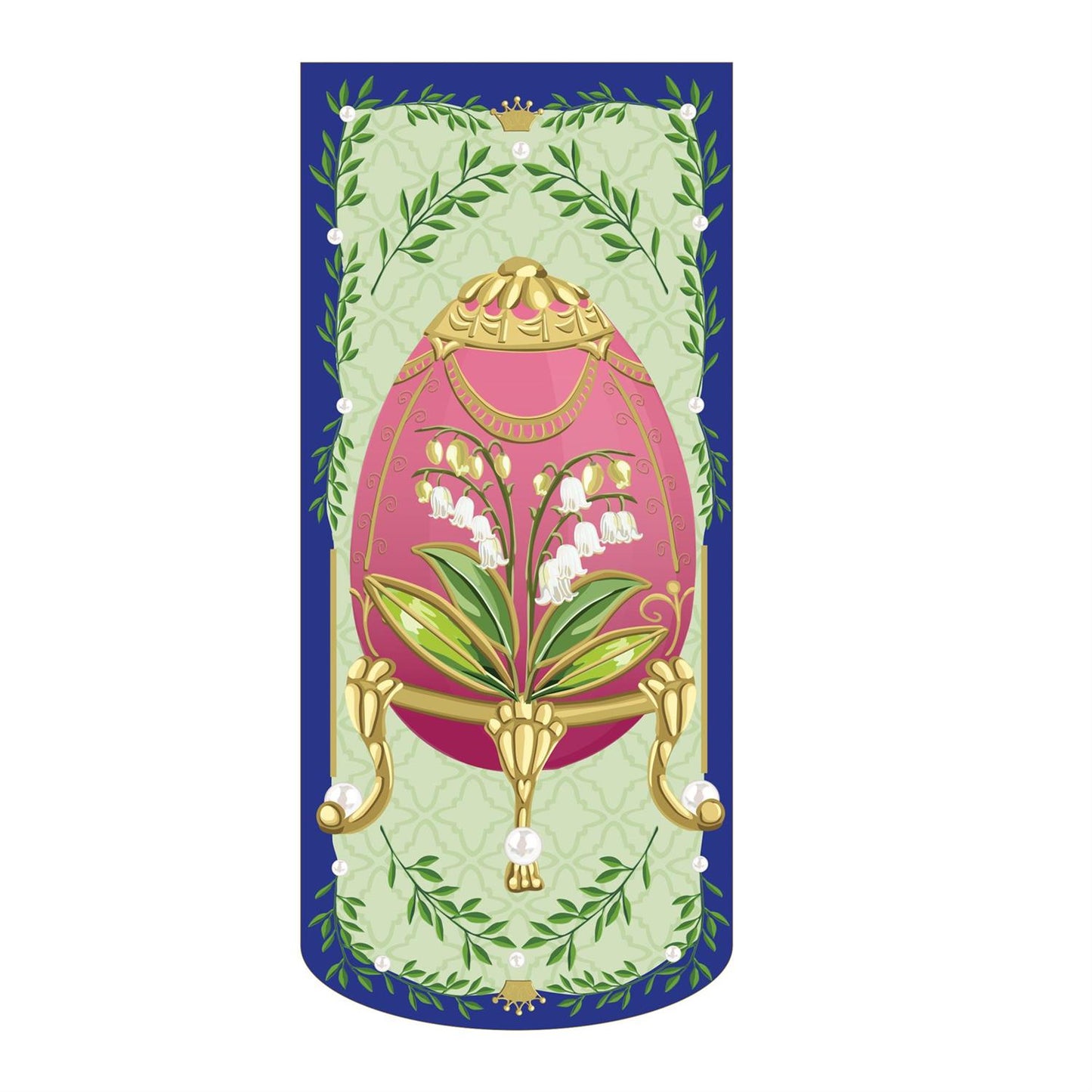 Floral Faberge Egg Everlasting Impression
