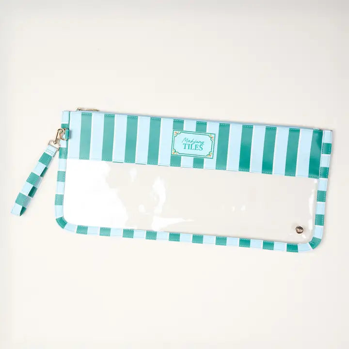 Mahjong Tile Keeper Pouch - Sicily Stripes