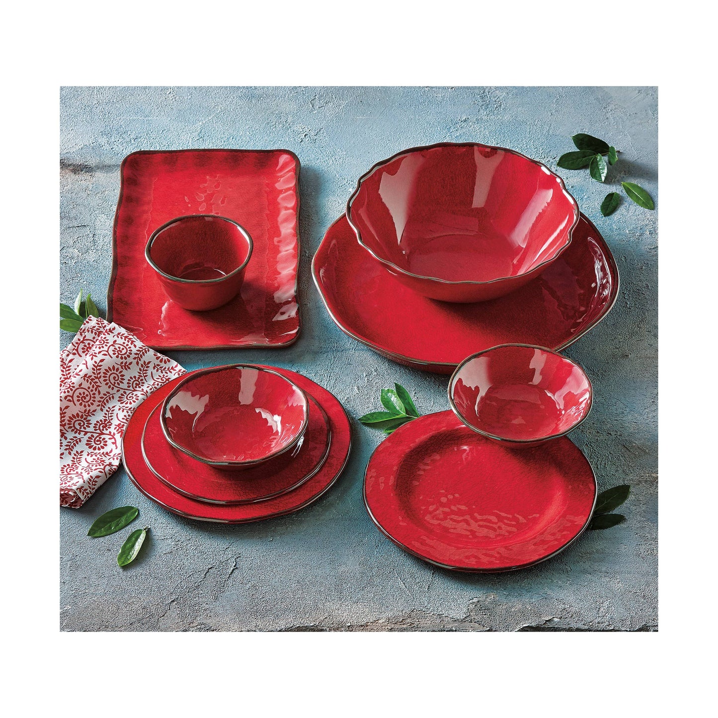 Veranda Melamine Salad Plate Set