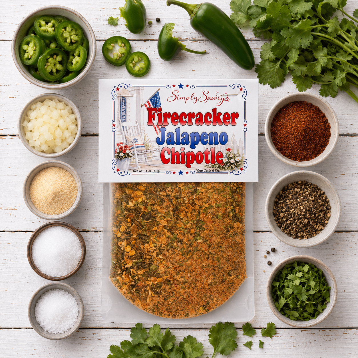 Simply Savory Firecracker Jalapeño Chipotle Dip Mix