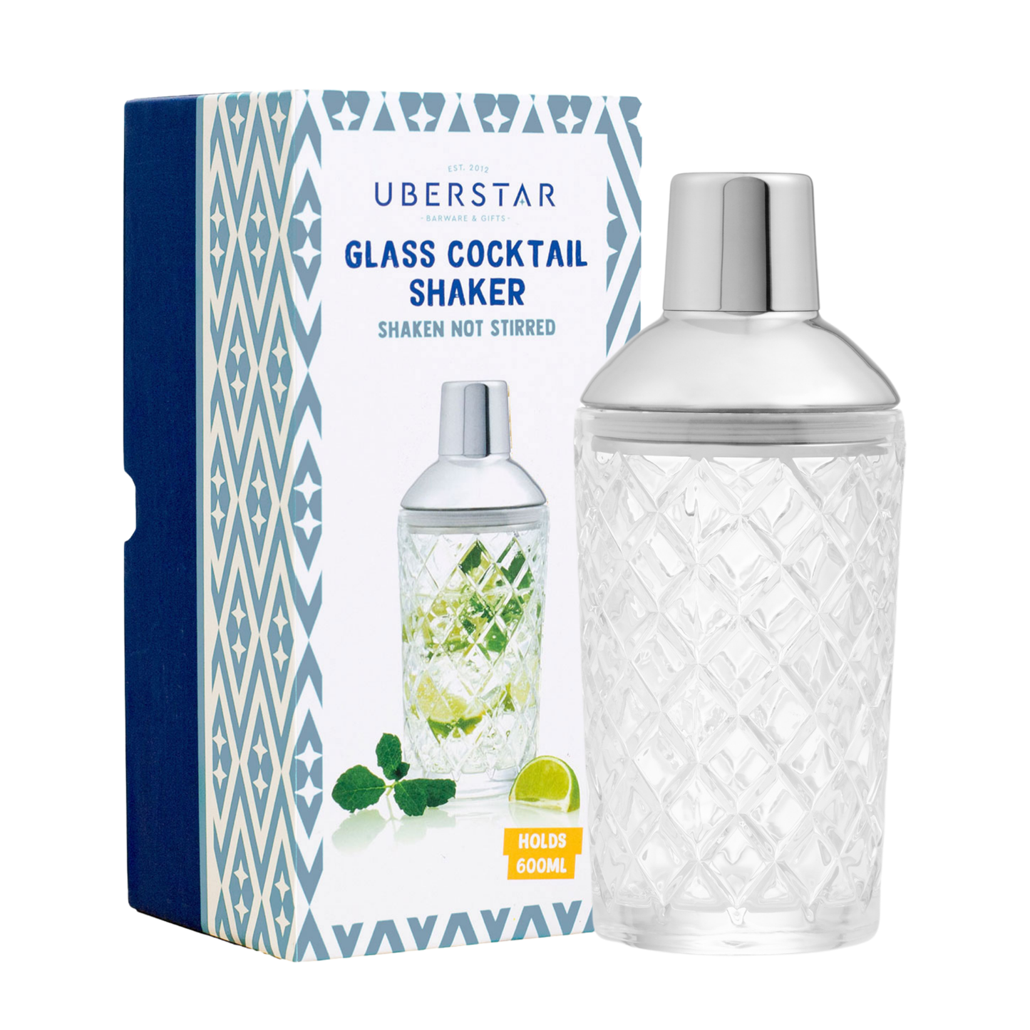 Glass Cocktail Shaker