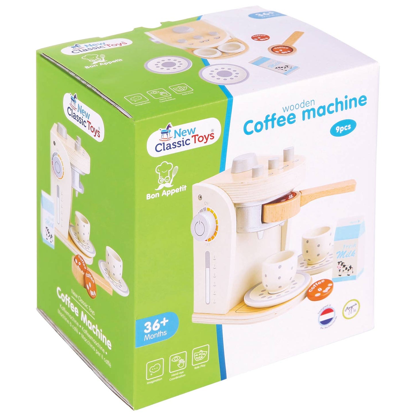 New Classic Toys Coffee Machine - White