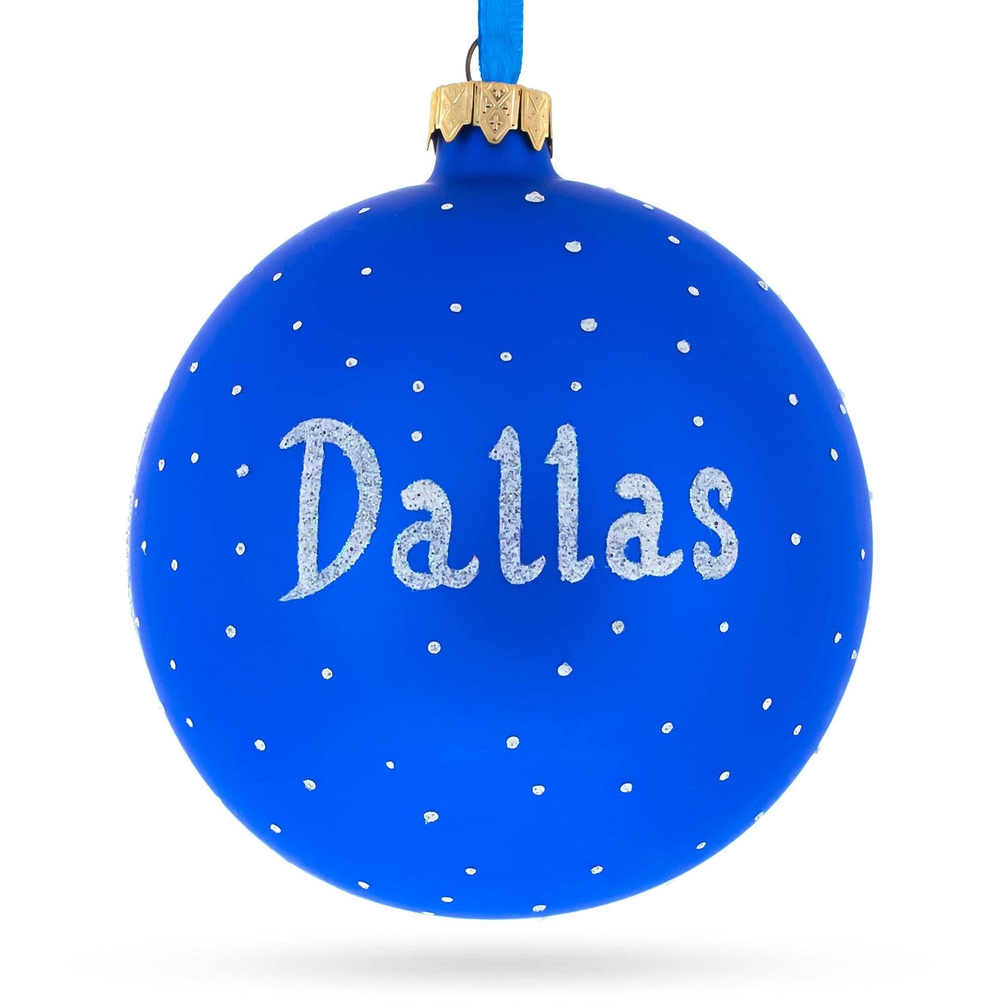 Dallas, Texas Glass Ornament
