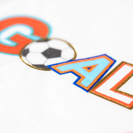 Soccer Goal Beverage Napkins