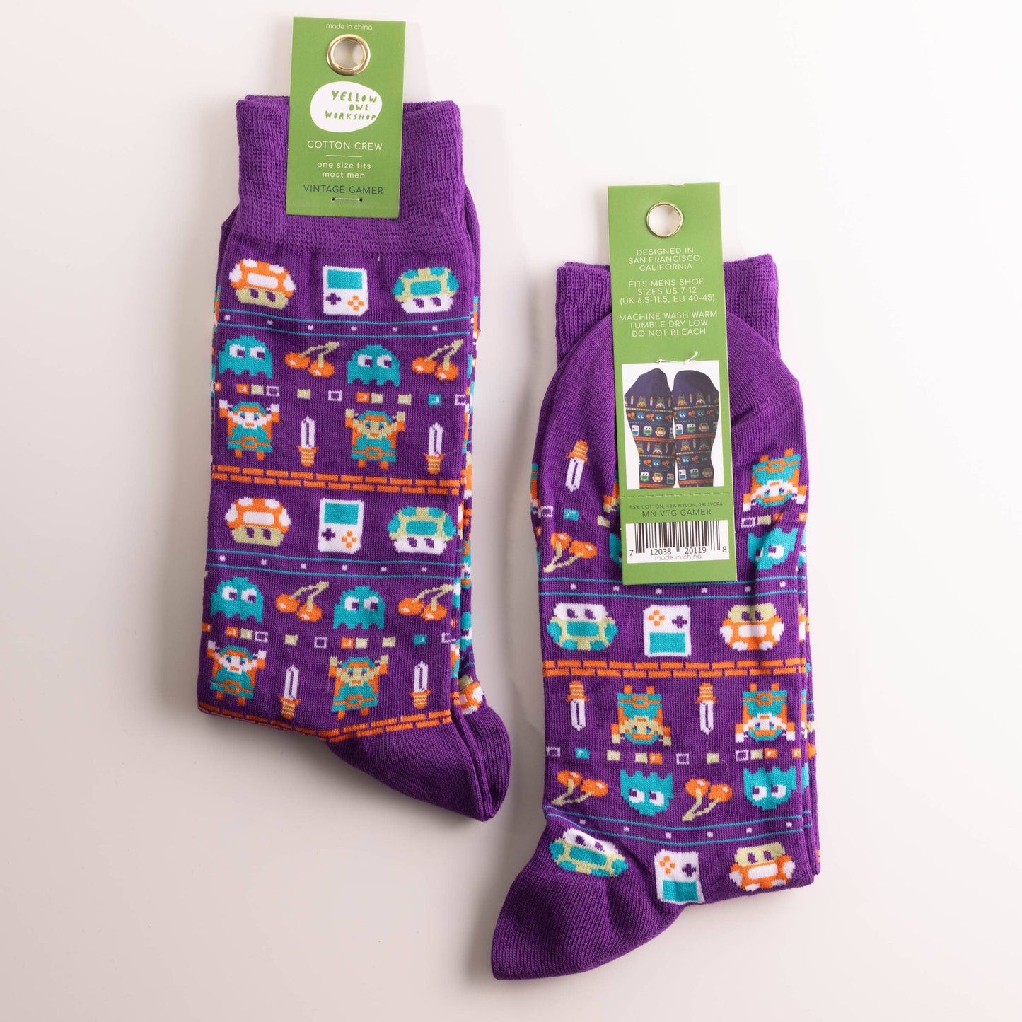 Vintage Gamer Crew Socks