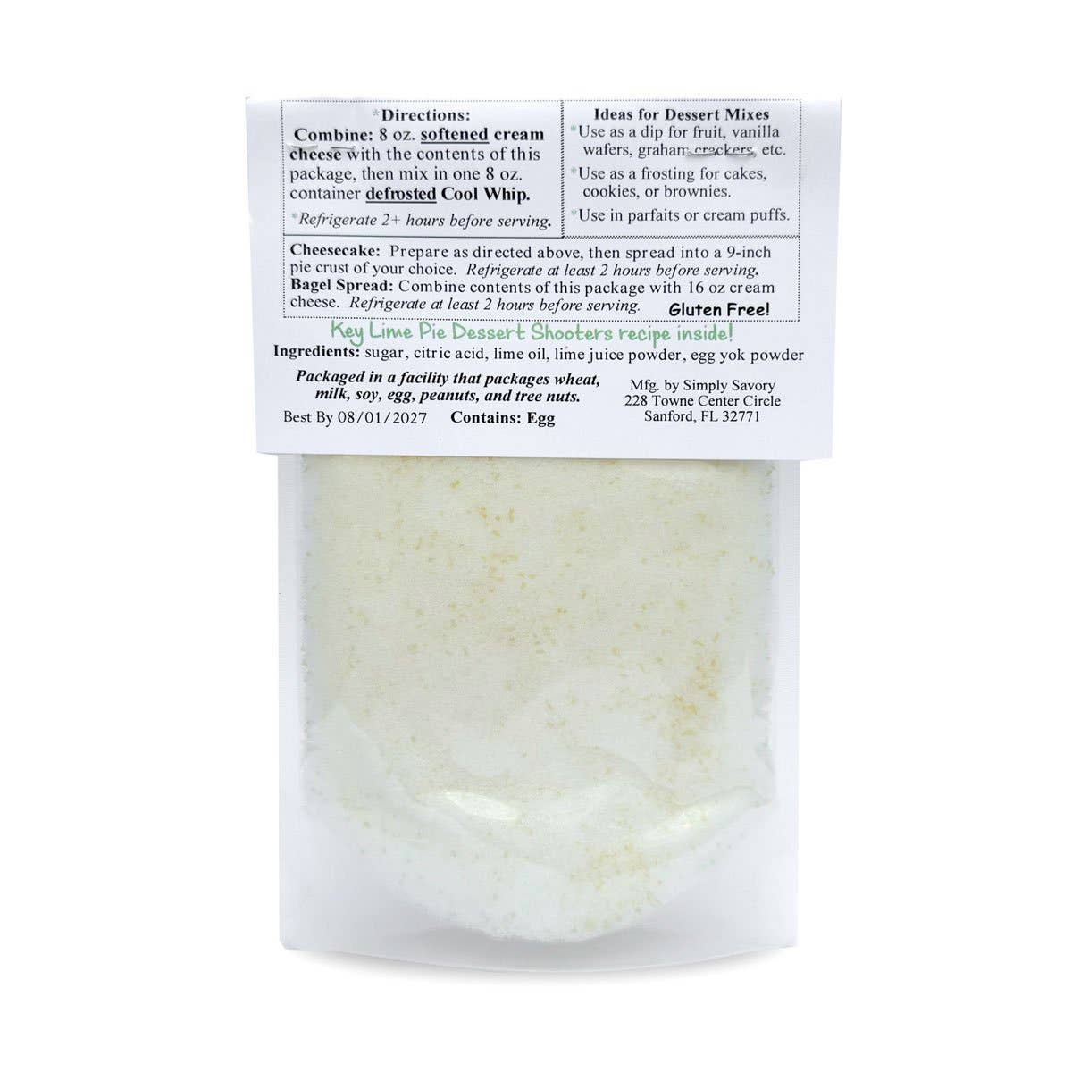 Simply Savory Key Lime Pie Dessert Mix