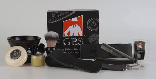 GBS Black Luxury Shaving Kit
