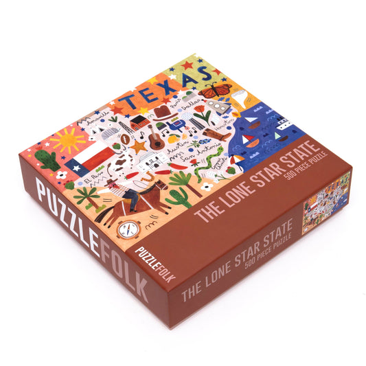 The Lone Star State 500 Piece Texas Puzzle