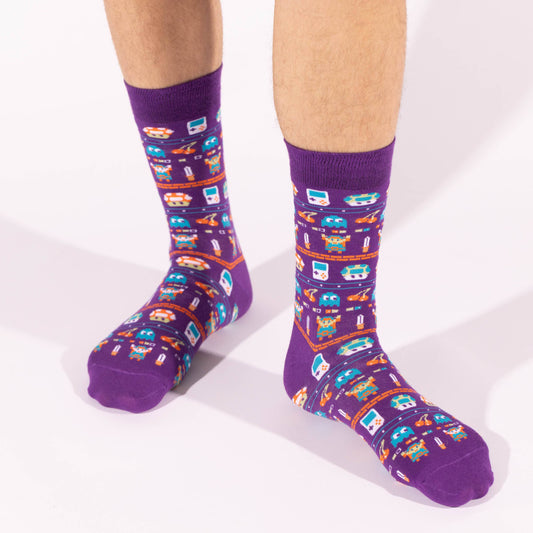 Vintage Gamer Crew Socks