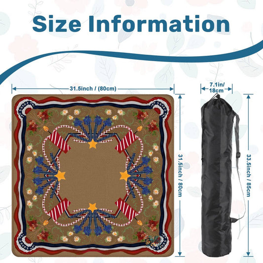 USA Patriotic Mahjong Mat