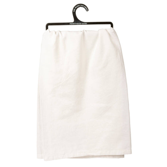 I'm Outdoorsy I Like Getting Drunk - Kitchen Towel