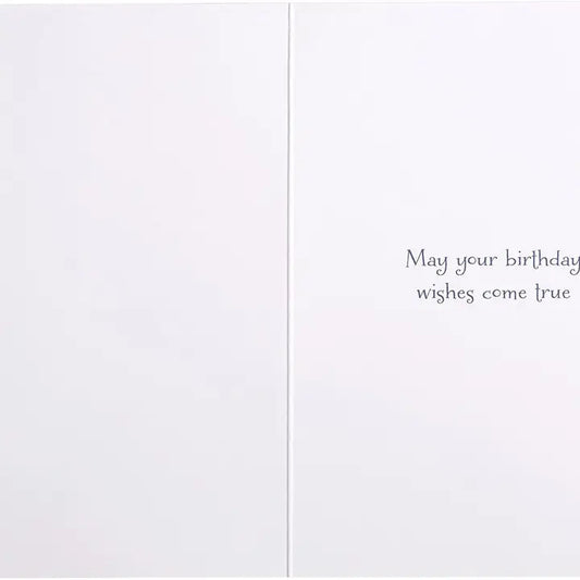 Girl On Moon Birthday Card