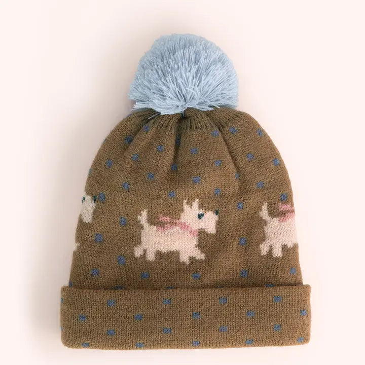 Westie Knitted Beanie