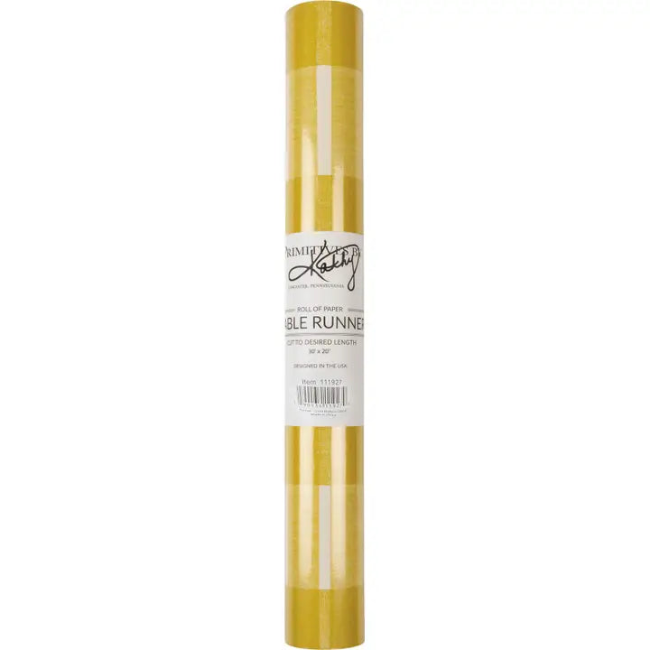 Dallas Gold Buffalo Check Paper Table Runner
