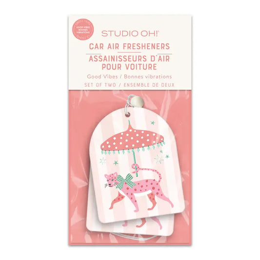Leopard On Parade Car Air Freshener