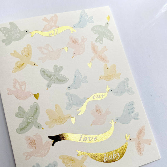 All Our Love Greeting Card