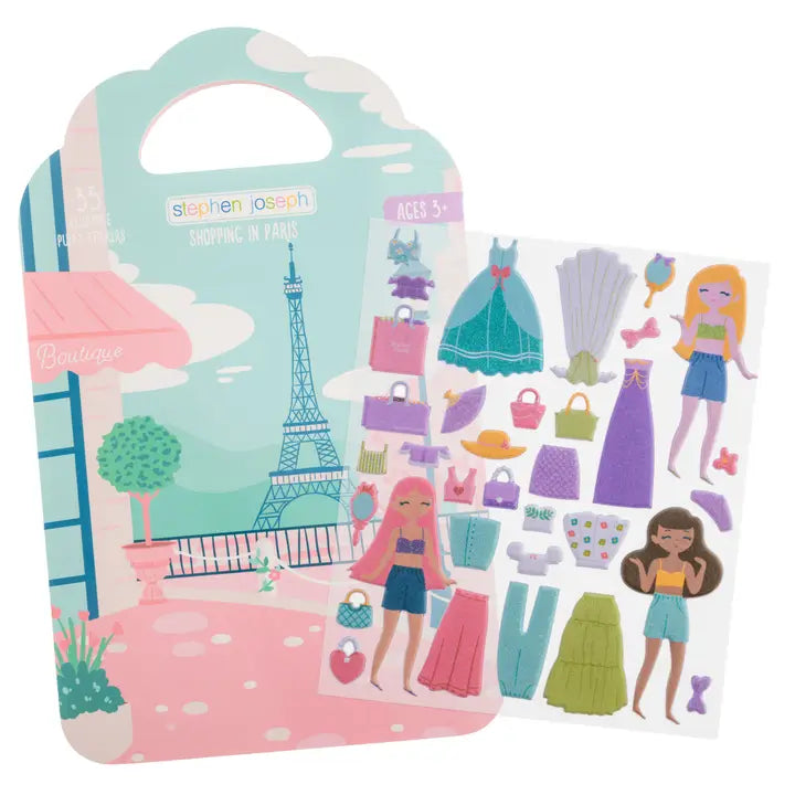 Shopping in Paris Puffy Sticker Books