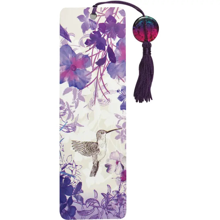 Hummingbird Beaded Bookmark