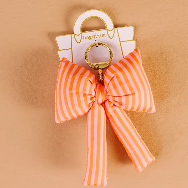 Puffy Bow Bag Charm