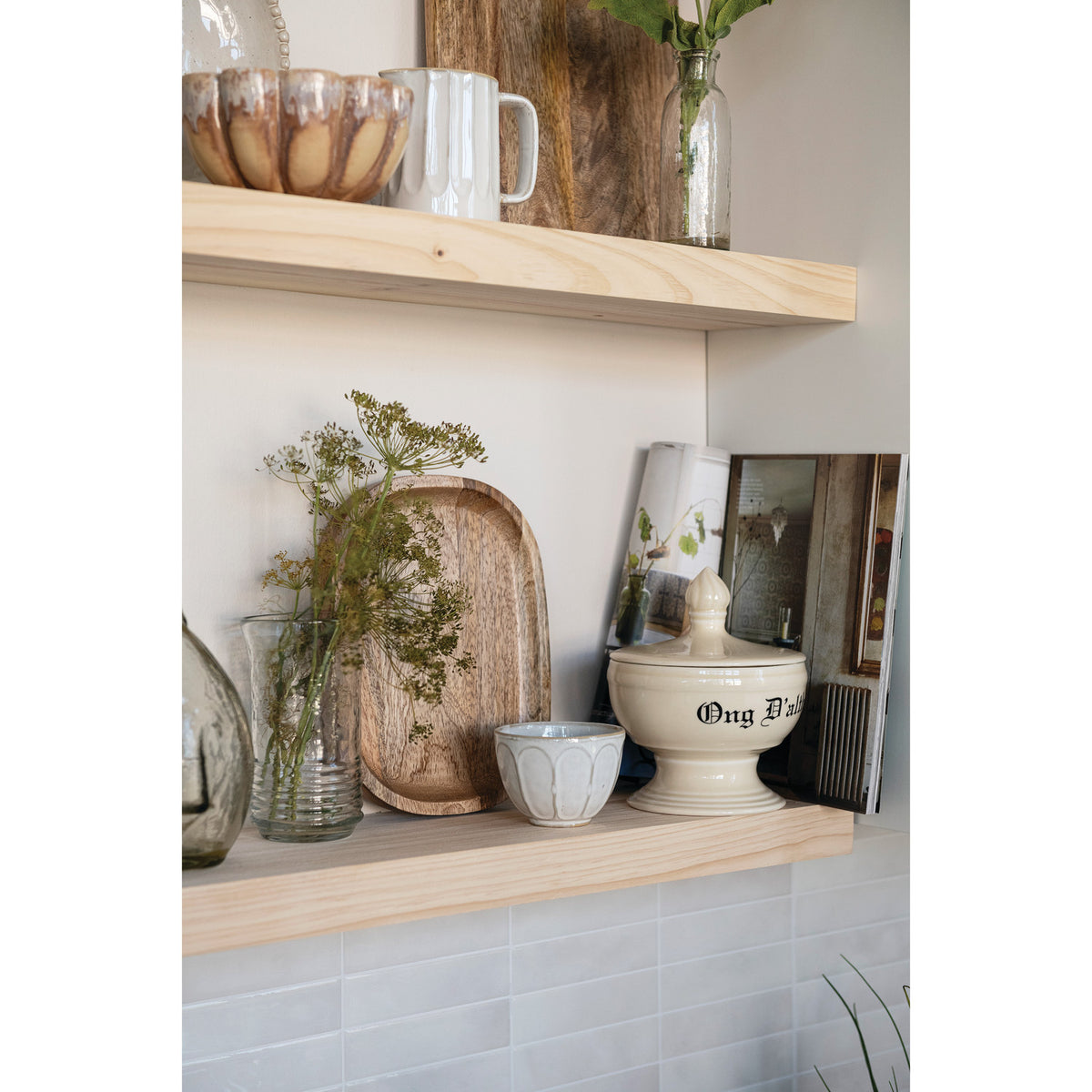 Stoneware Ribbed Bowl