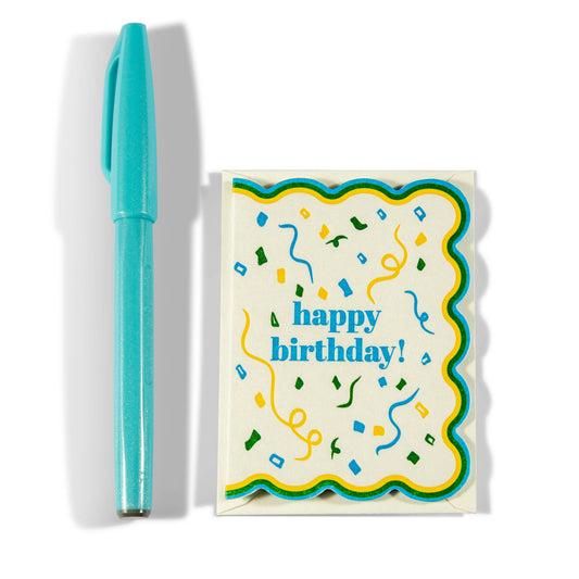 Mini Confetti Birthday Card