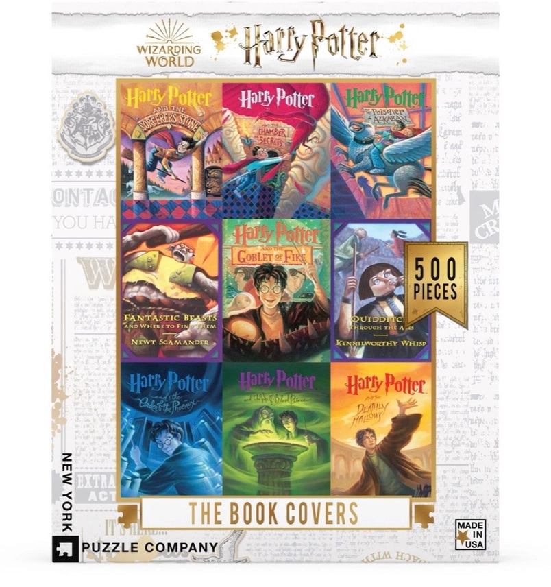 Harry Potter Book Cover Collage - 500 Piece Jigsaw Puzzle
