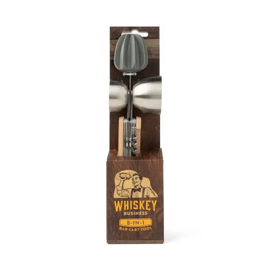 Whiskey Business 8-in-1 Bar Cart Tool