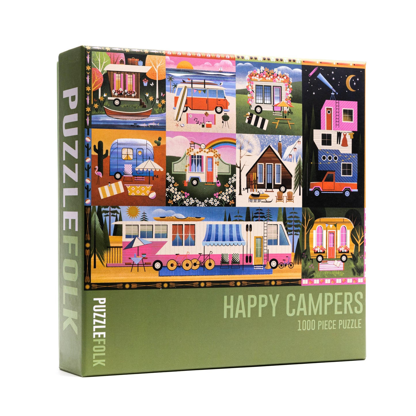 Happy Campers 1000 Piece Puzzle