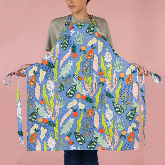 Paradise Apron Slate Blue by Danica