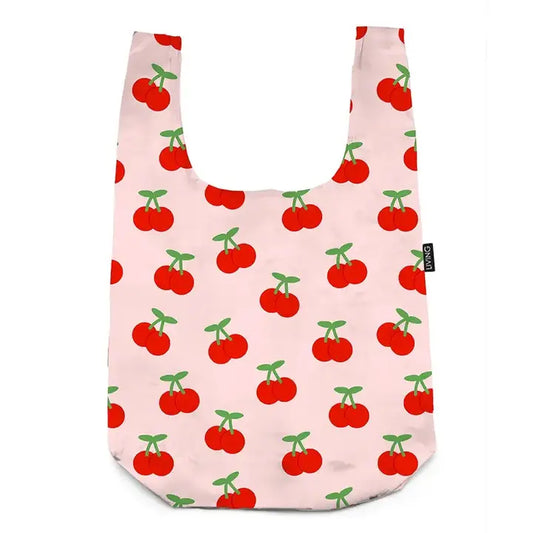 Bag Charm Reusable Shopper Bag - Cherries