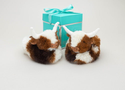 Texas Longhorn Baby Slippers + Gift Box