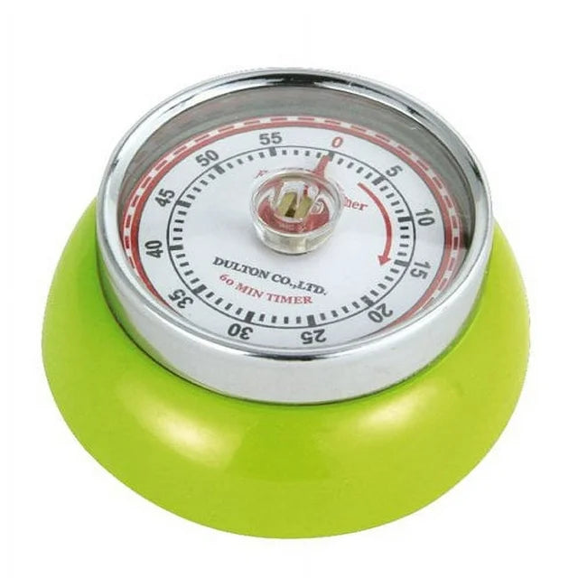 Magnetic Retro Kitchen Classic Mechanical Cooking Timer by Zassenhaus