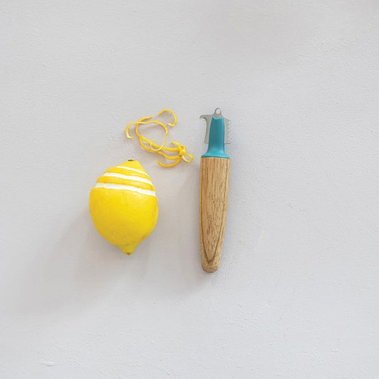 Wood & Stainless Steel Citrus Zester