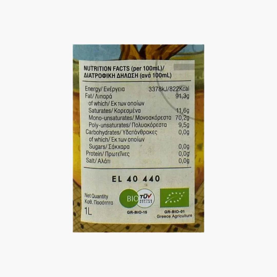 Mitira Organic Extra Virgin Olive Oil