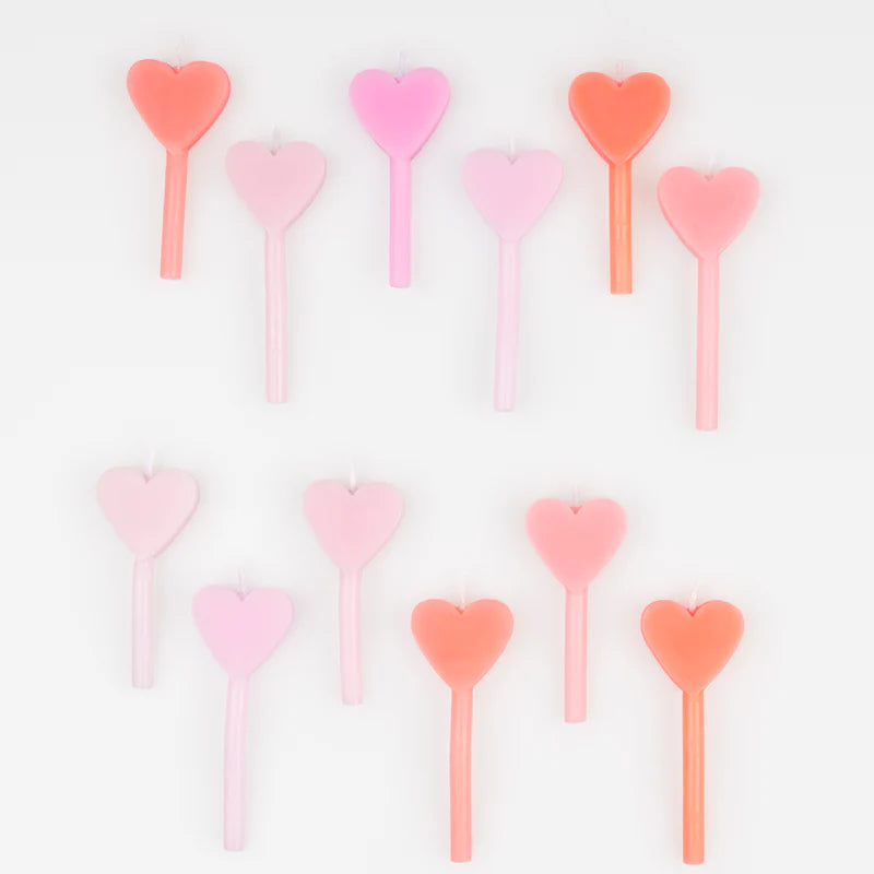 Mini Heart Candles