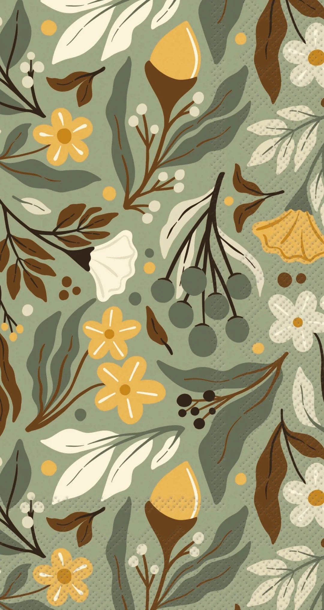 Autumn Acorn Guest Towel