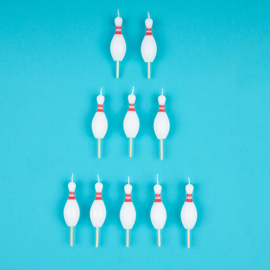 Bowling Pins Birthday Candles