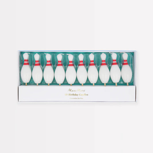 Bowling Pins Birthday Candles
