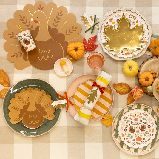 Meri Meri Folk Fall Party Plates