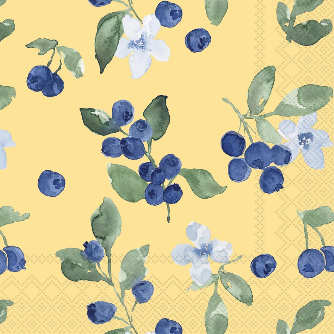 Blueberry Cocktail Napkin